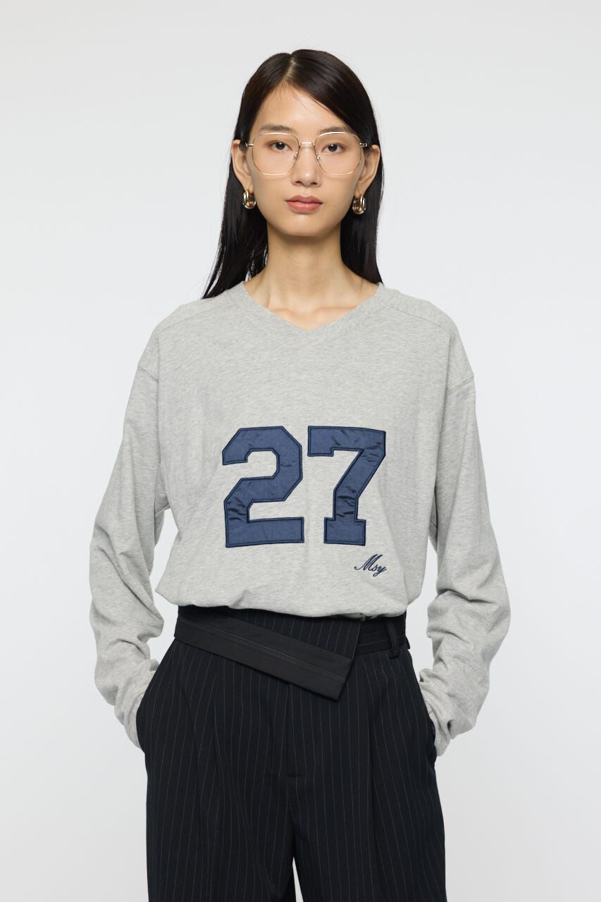 MOUSSY「REVERSIBLE MESH L/S TSJ」|Tシャツ・カットソー|