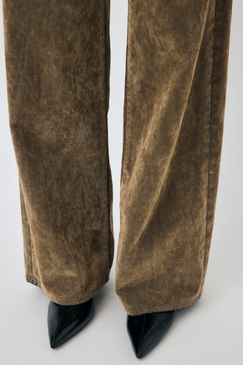 MOUSSY「MIDRISE CORDUROY バギー」|デニム|