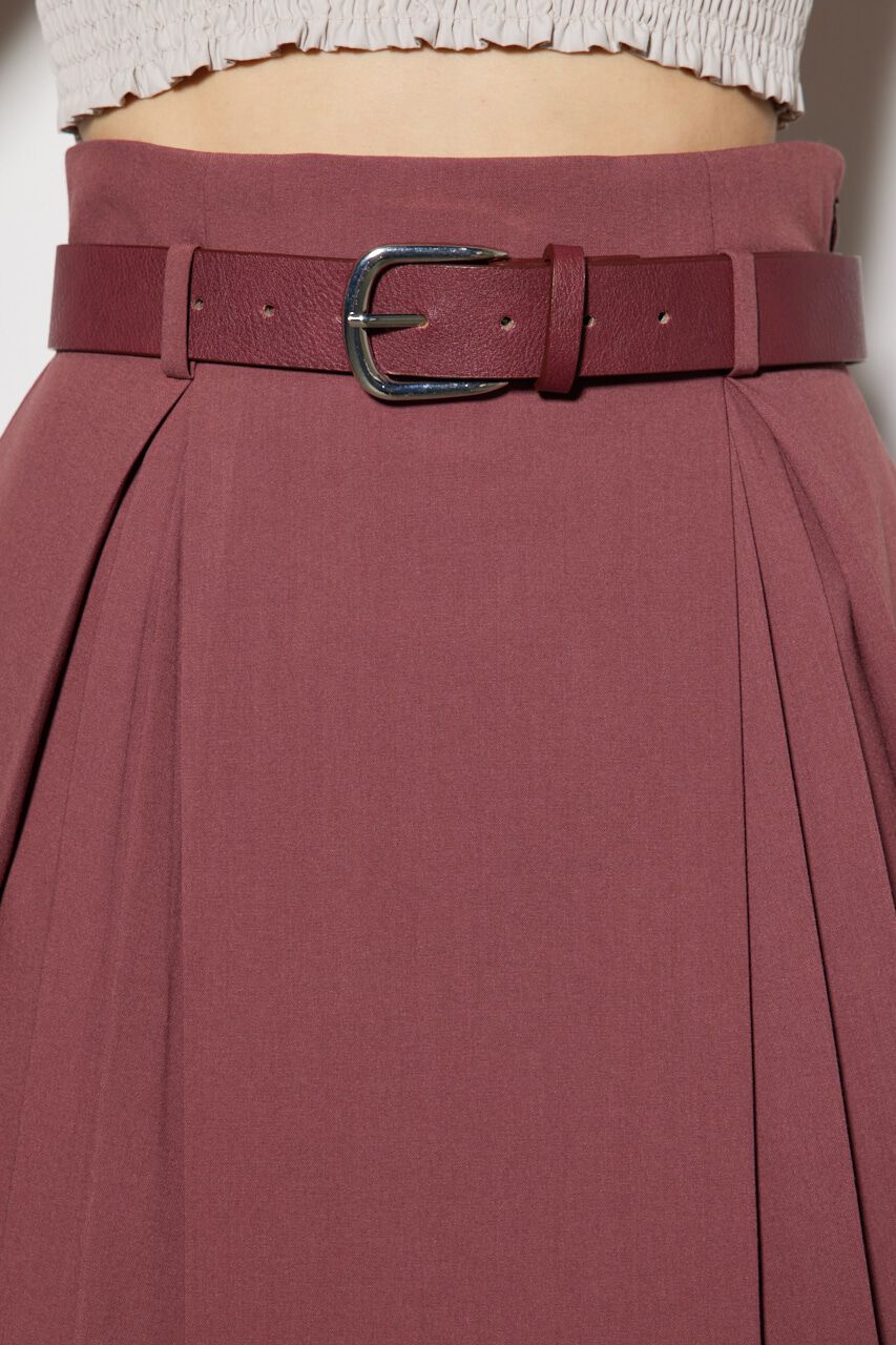 rienda「タックプリーツベルト付きスコショートパンツ」|その他|