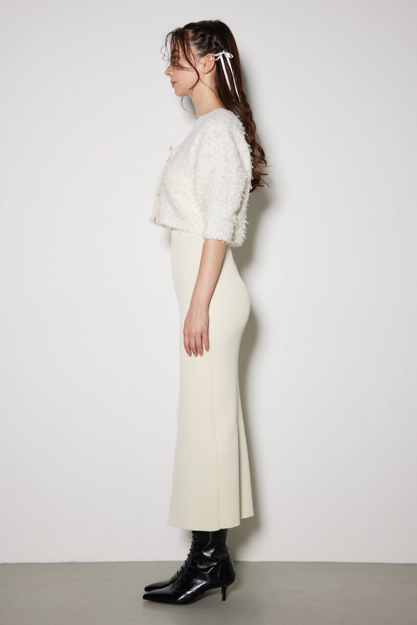 rienda「リボンカーデセットニットワンピース」|ワンピース|