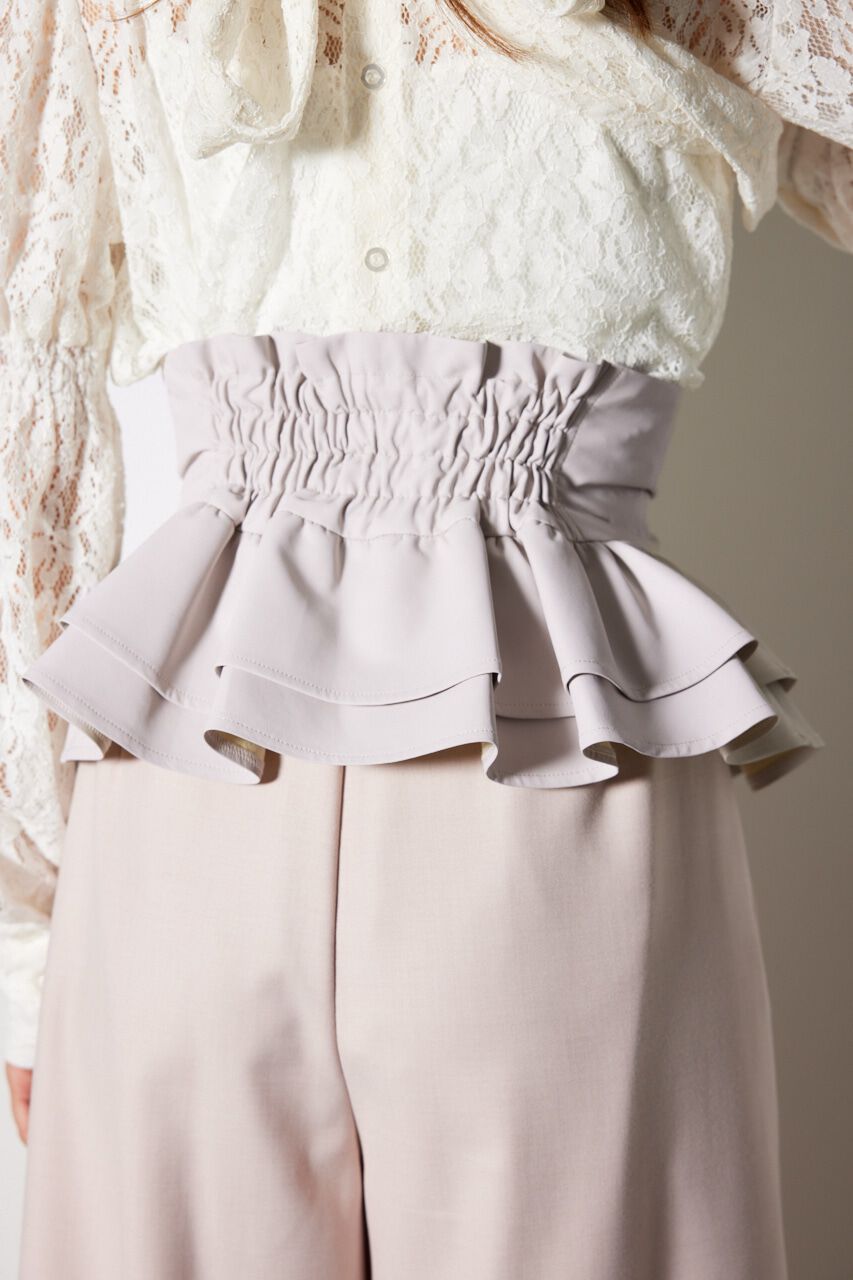 rienda「フェイクレザーコルセット」|ベルト|