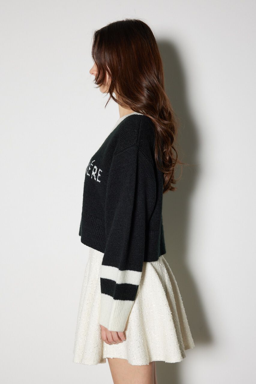 rienda「ユニフォームルーズニットトップス」|ニット・セーター|