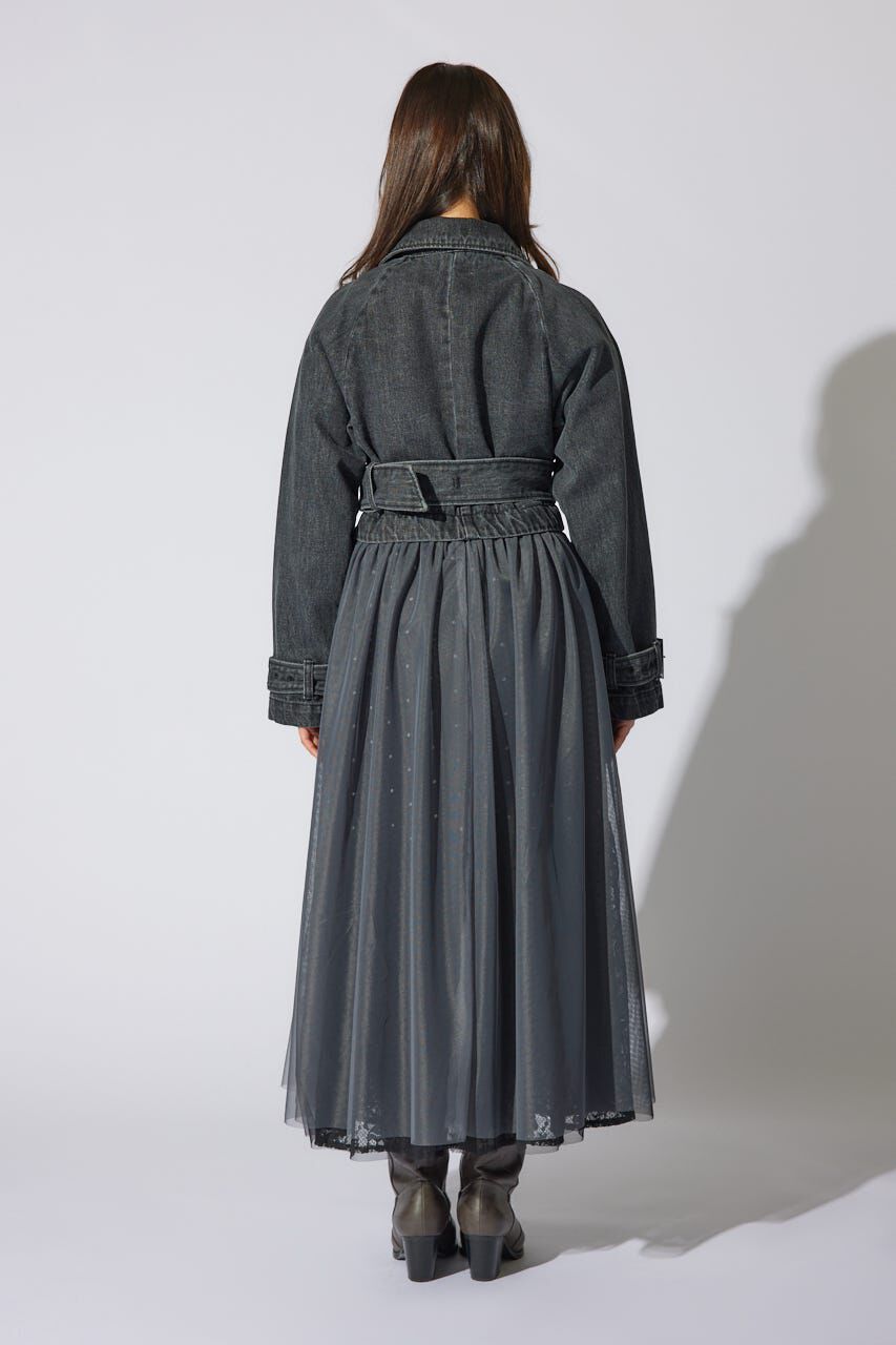 rienda「チュールコンビトレンチコート」|その他|