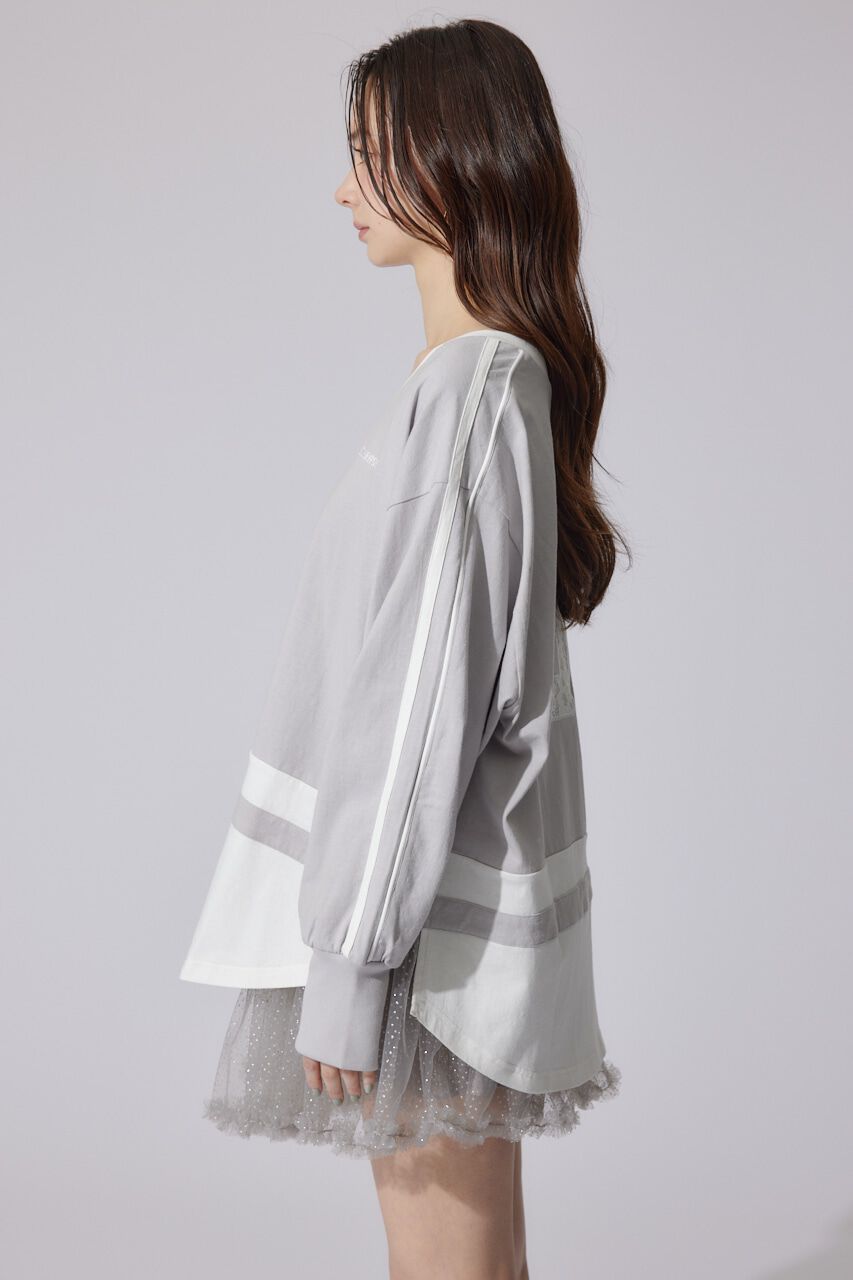 rienda「ユニフォームレディーロンT」|Tシャツ・カットソー|