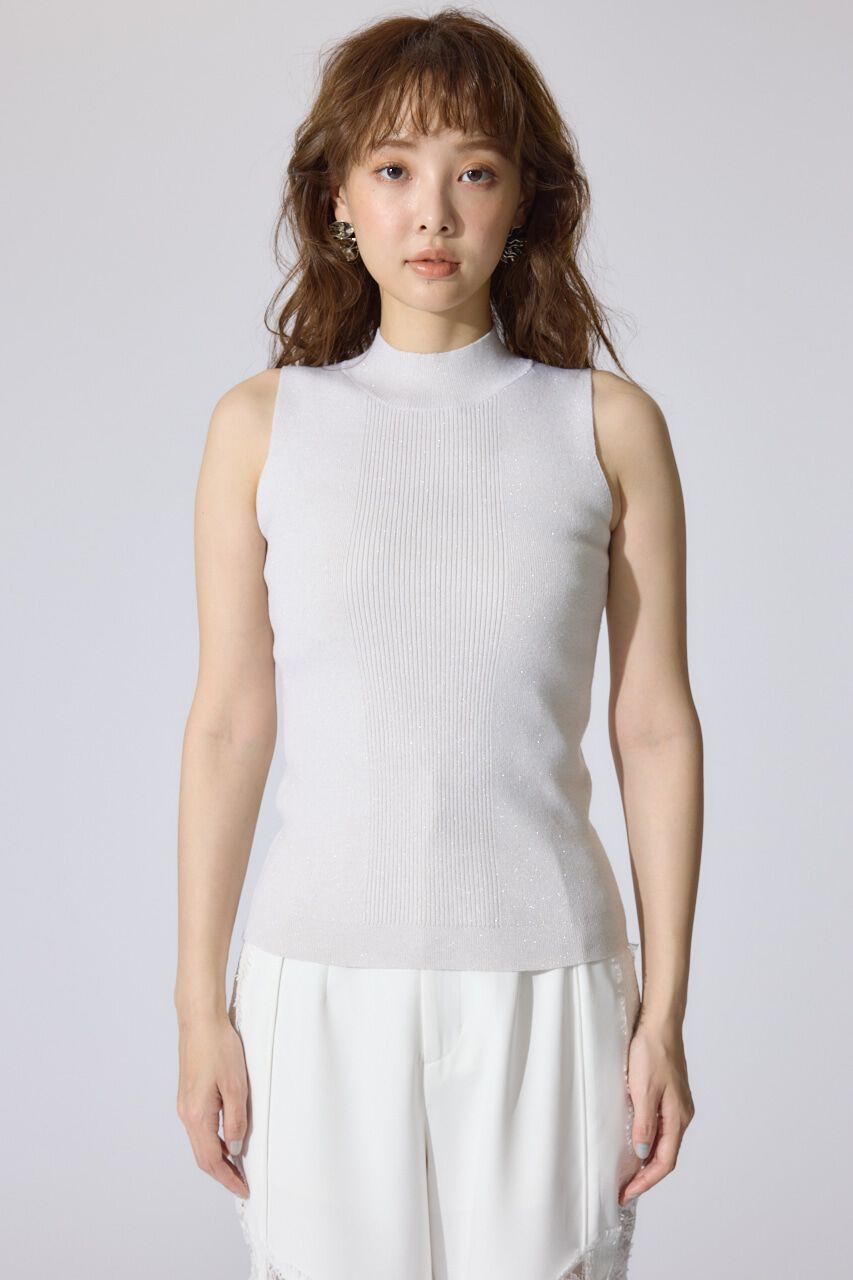 rienda「ウォッシャブルリブタンクトップ」|ニット・セーター|