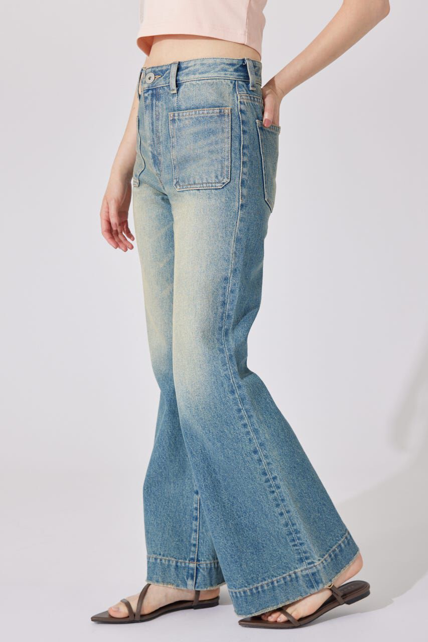 rienda「ブーツカットデニムパンツ」|デニム|