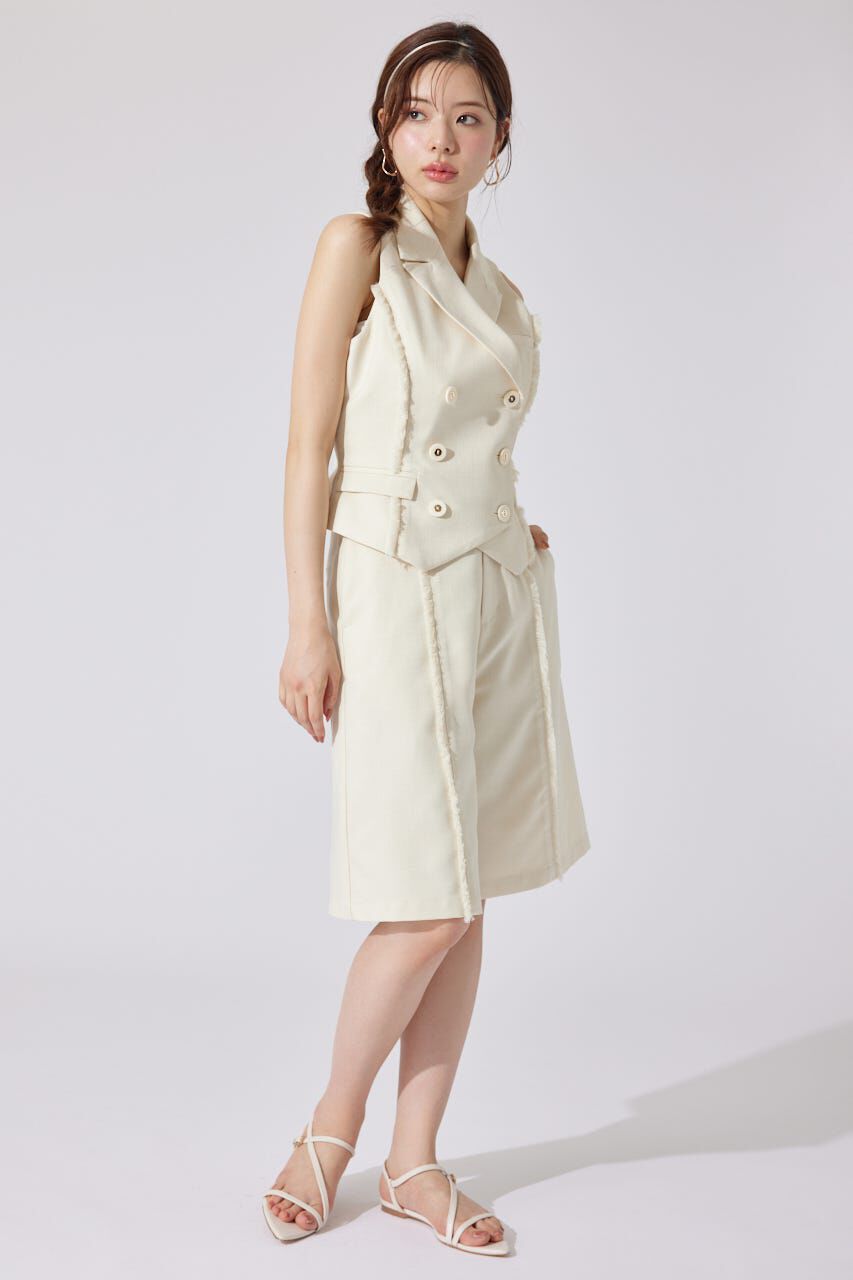 rienda「テーラードベスト」|ダウンベスト・ベスト|