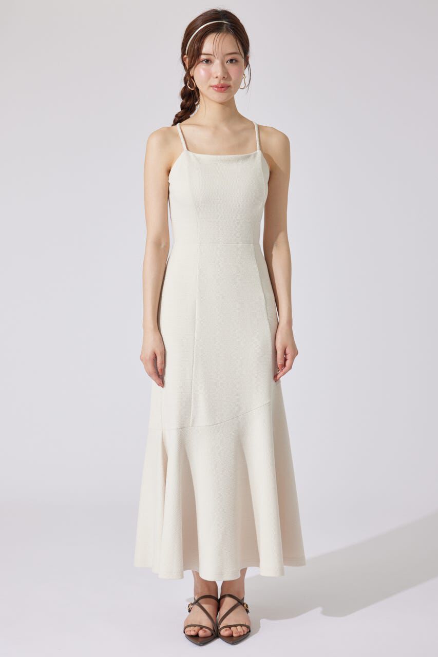 rienda「カップ付きマーメイドキャミワンピース」|ワンピース|