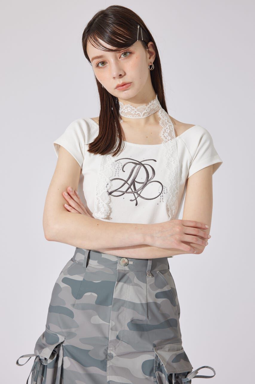 rienda「2WAYオフショルTシャツ」|Tシャツ・カットソー|