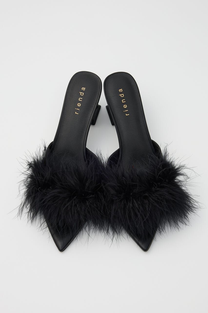 rienda「レディーフェザーミュール」|サンダル|