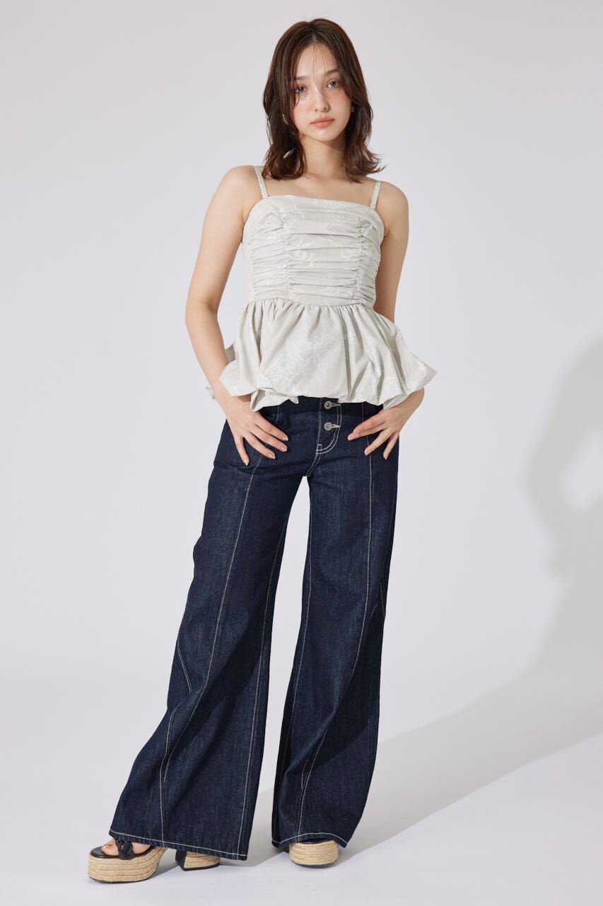 rienda「ペプラムベアトップス」|シャツ・ブラウス|