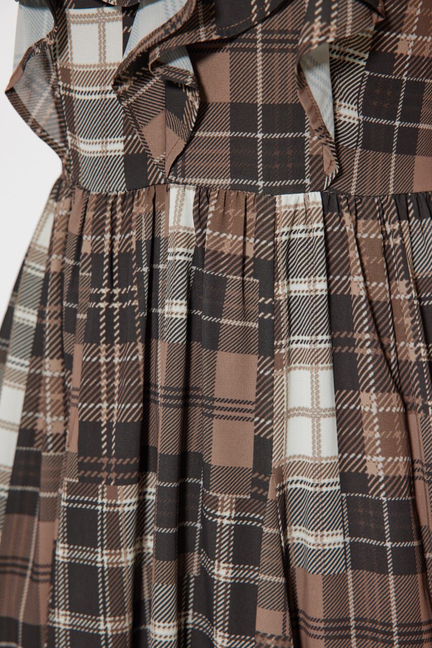 rienda「シアーパターンイレヘムワンピ」|ワンピース|