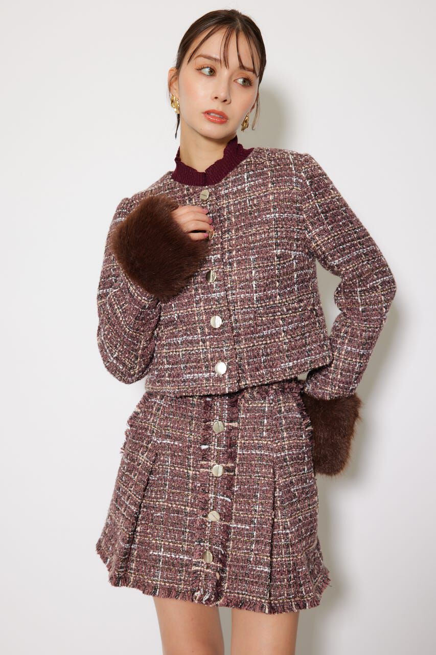 rienda「Aラインツイードスコートショートパンツ」|その他|