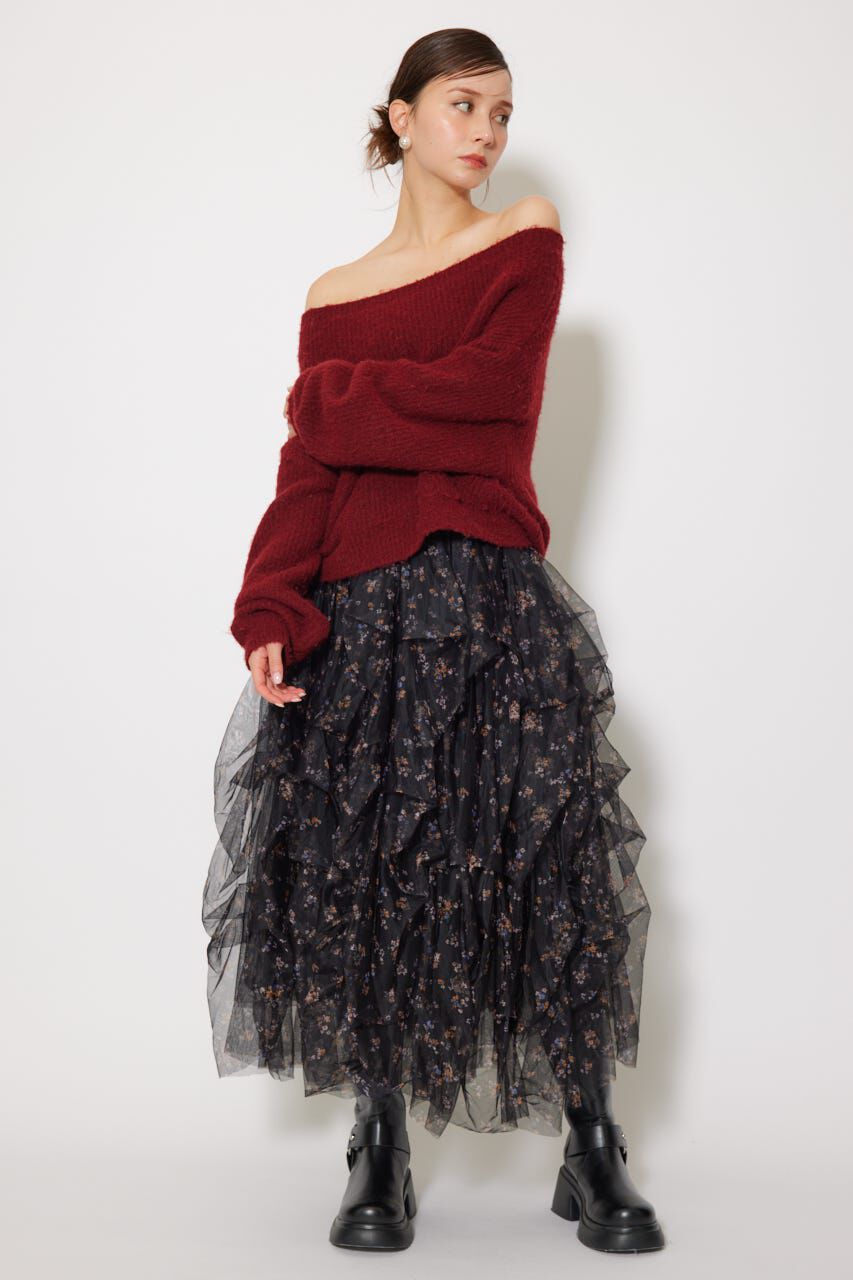 rienda「オフショルニットトップス」|ニット・セーター|