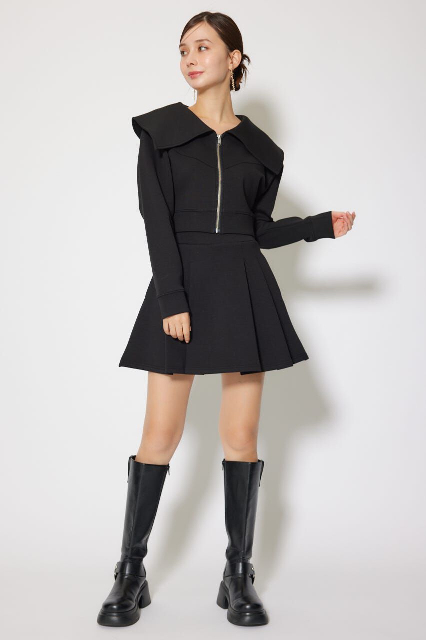 rienda「ダンボールニットジャストウエストスコートショートパンツ」|その他|