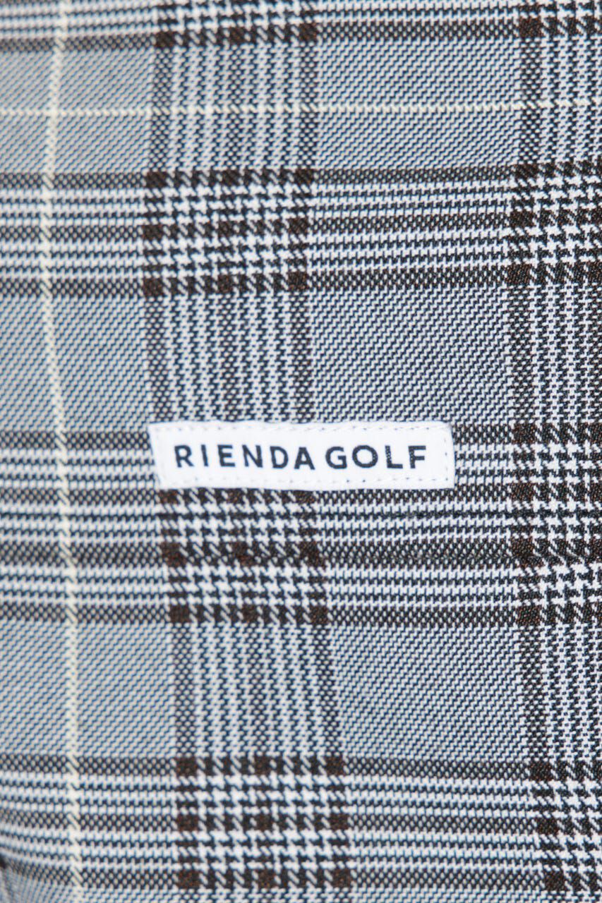 rienda「グレンチェックドロストワンピース」|ワンピース|