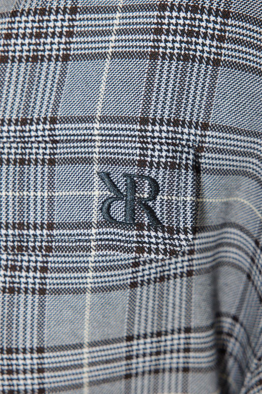 rienda「グレンチェックドロストワンピース」|ワンピース|