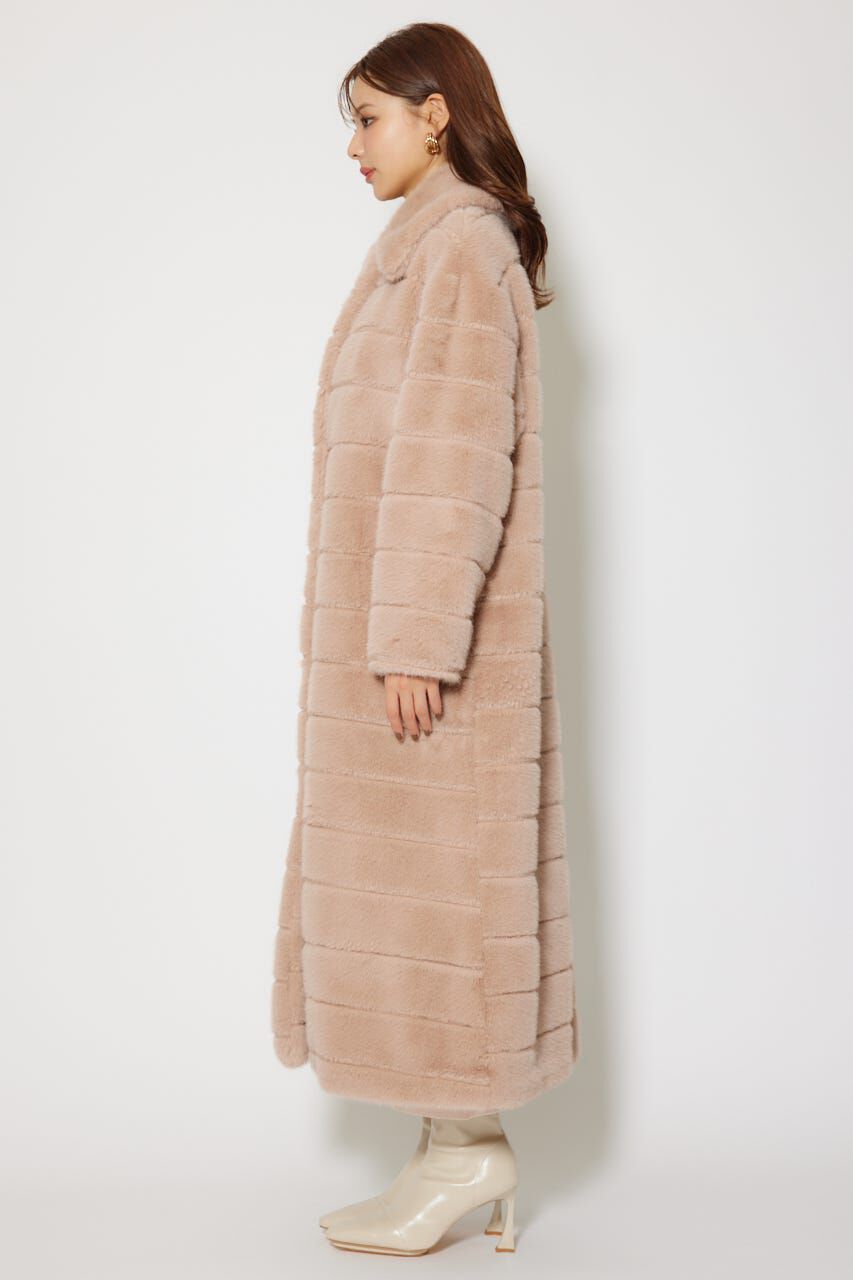 rienda「ニュアンスラインフェイクファーコート」|その他|