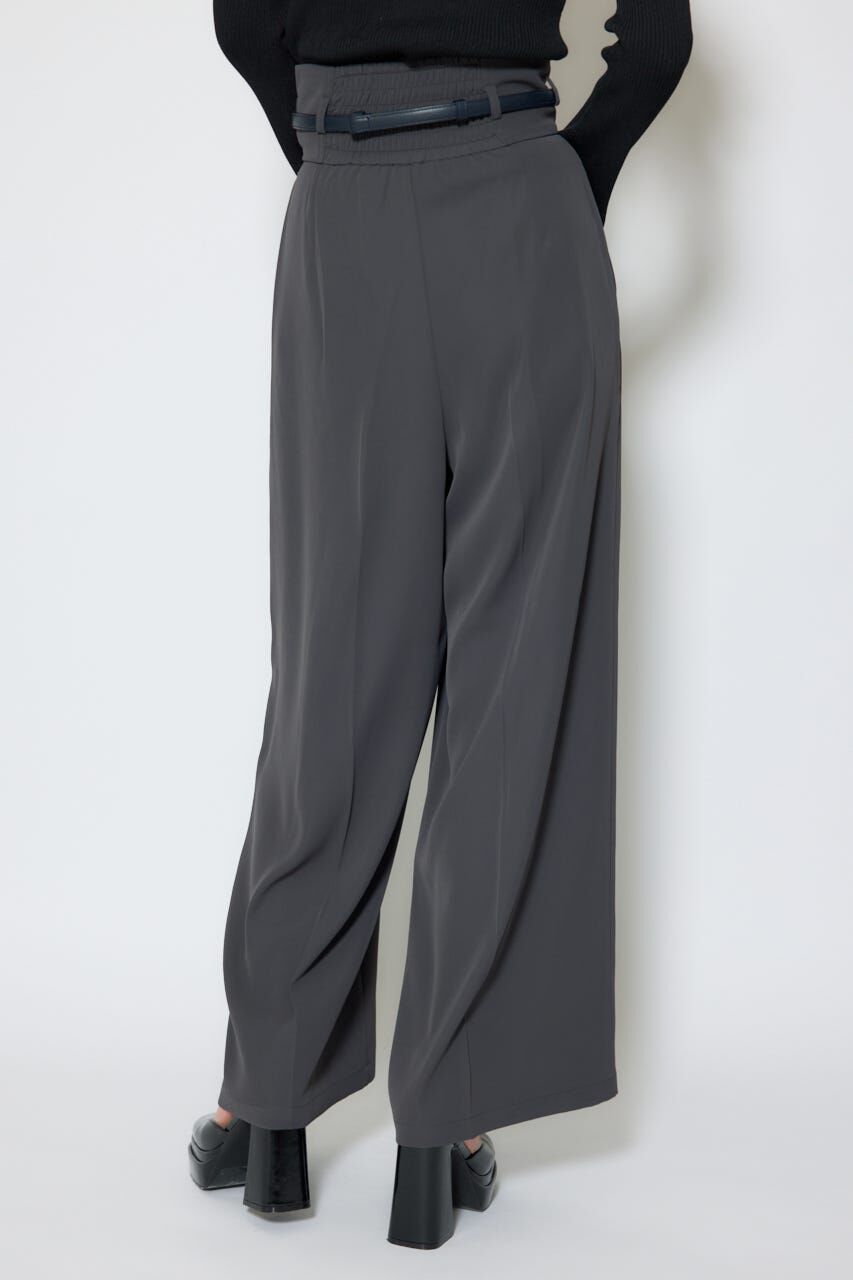 rienda「ベルトポイントハイウエストワイドパンツ」|その他|