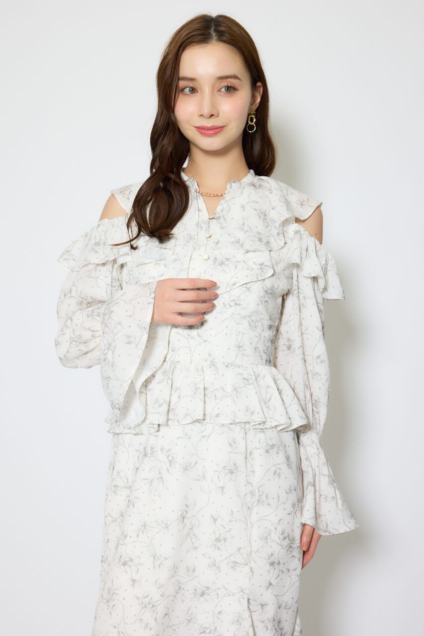 rienda「マーメイドフラワーワンピース」|ワンピース|