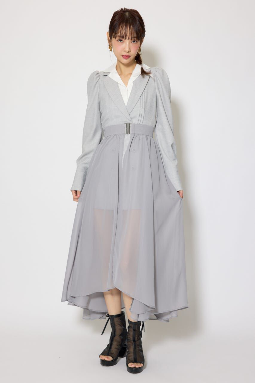 rienda「2WAYテーラーWカラーワンピース」|ワンピース|