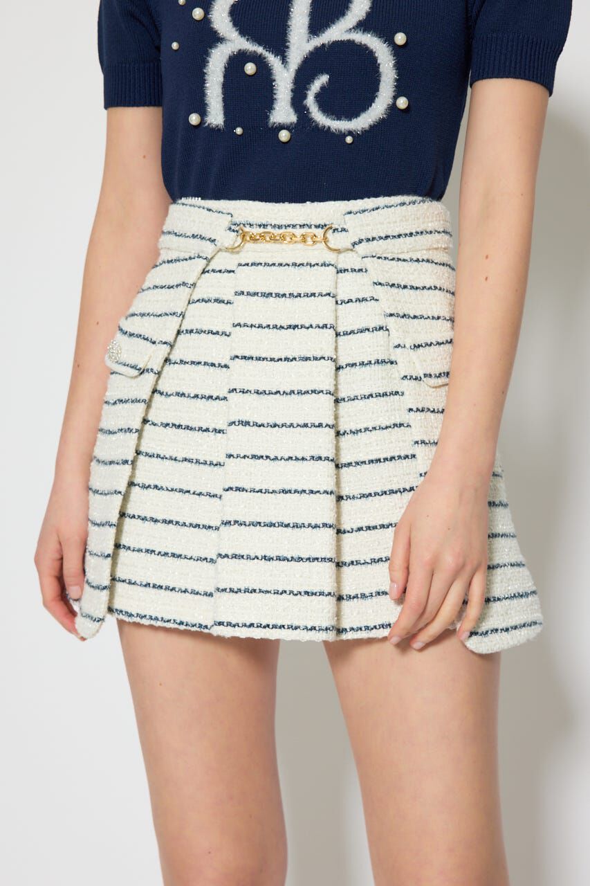 rienda「サイドラップツイードスコートショートパンツ」|その他|