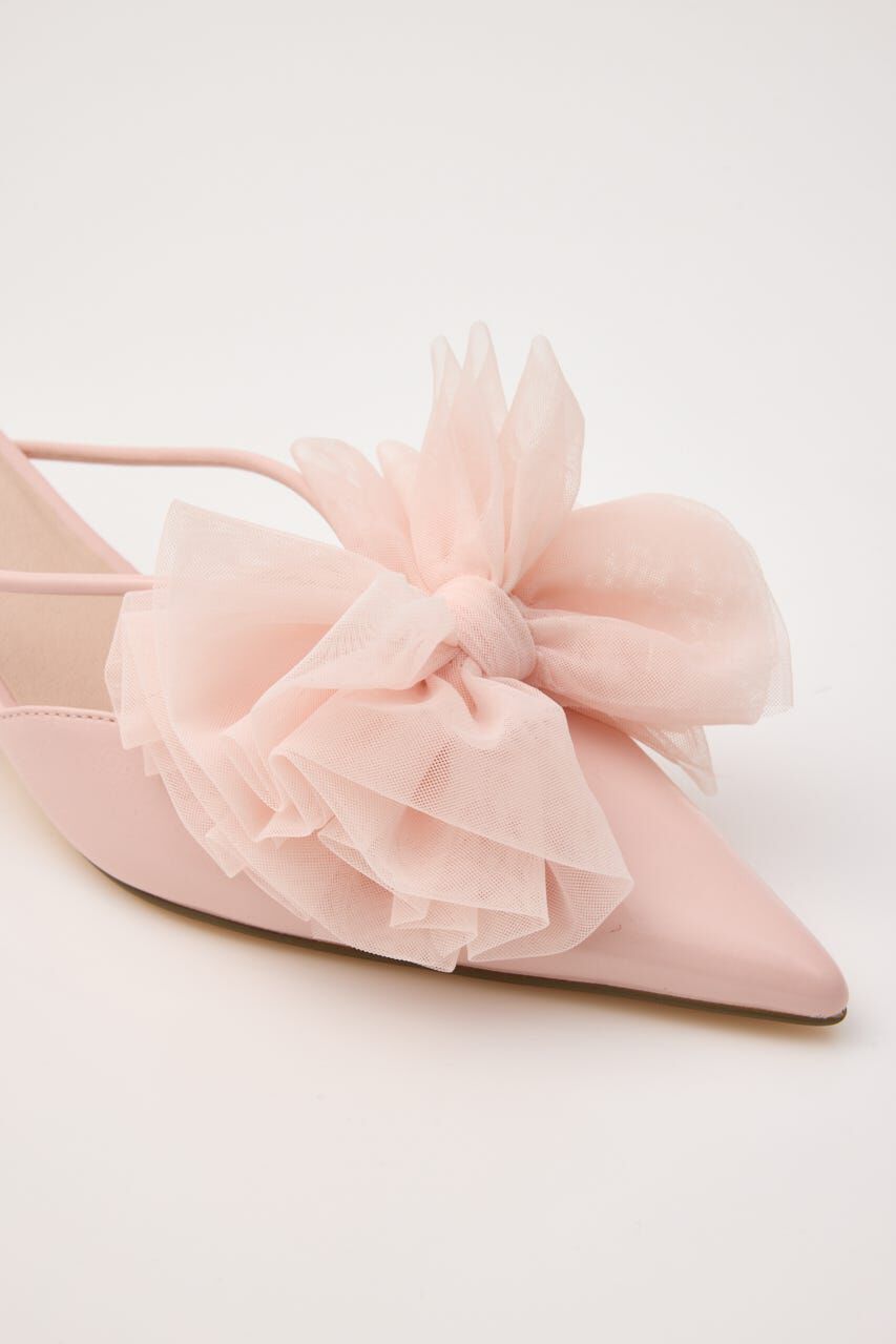 rienda「Bigリボンチュールミュール」|サンダル|