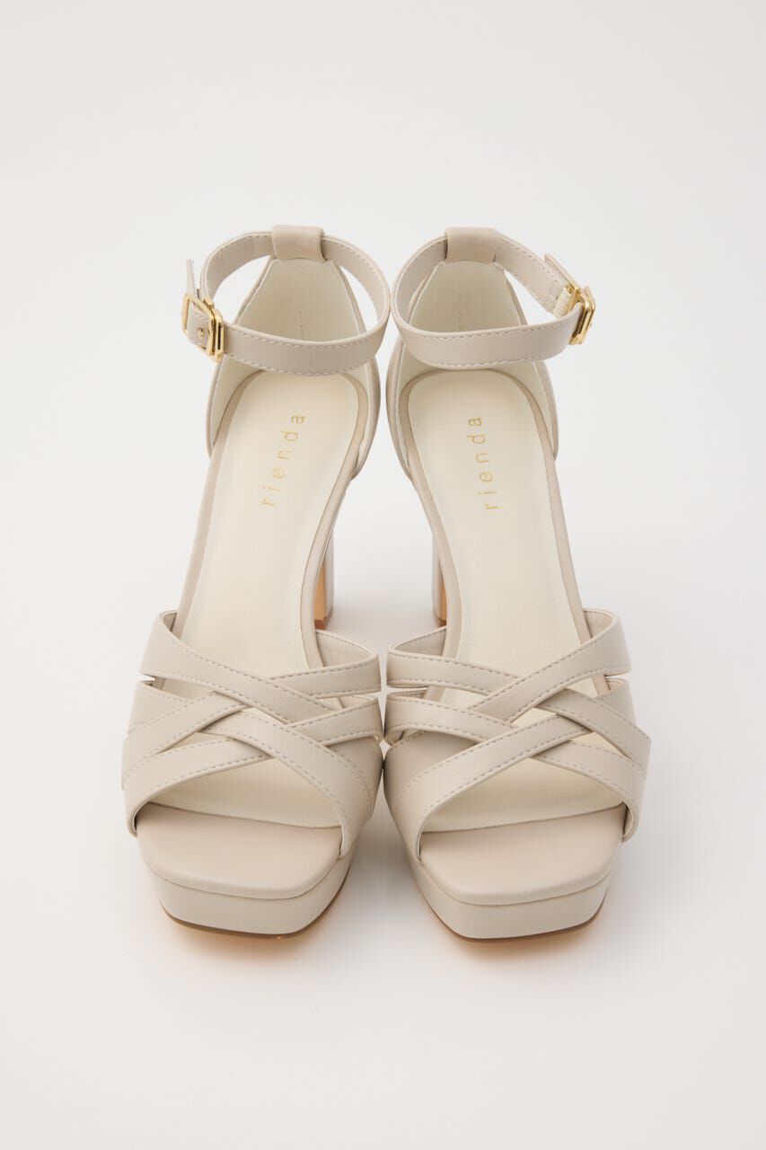 rienda「blendクロスサンダル」|サンダル|