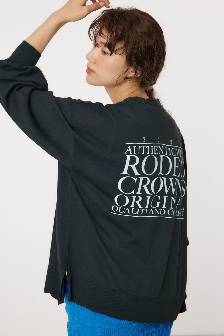 RODEO CROWNS「RCS LOGOニットトッパー」|カーディガン|