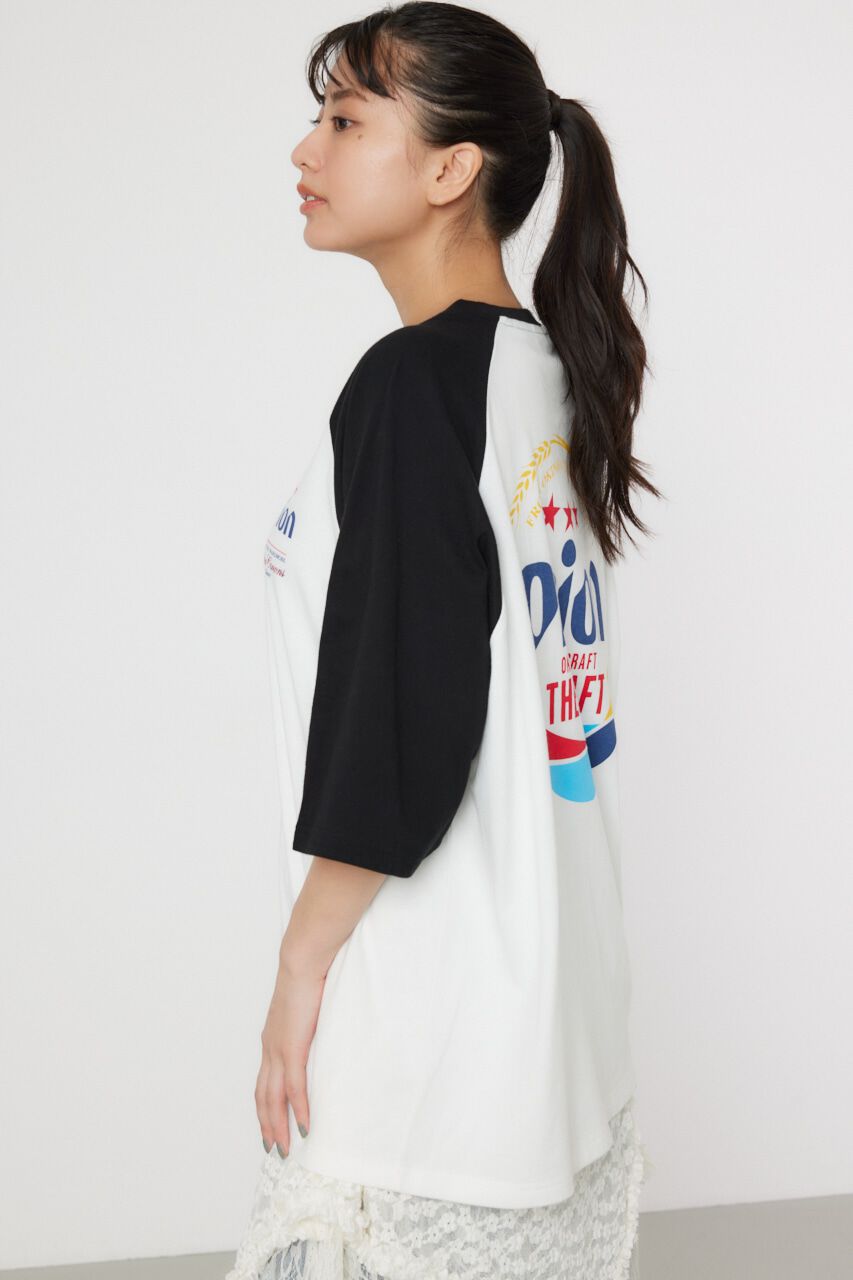 RODEO CROWNS「Orion BeerxRCSラグラン5分トップス」|Tシャツ・カットソー|