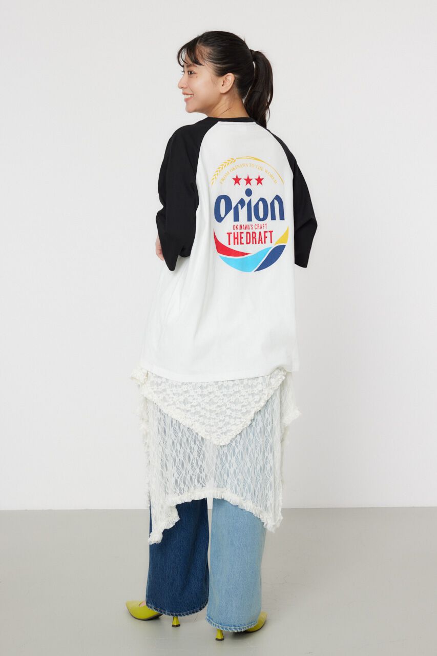 RODEO CROWNS「Orion BeerxRCSラグラン5分トップス」|Tシャツ・カットソー|
