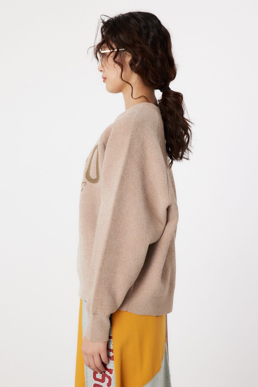 RODEO CROWNS「モールエンボスロゴニットトップス」|ニット・セーター|