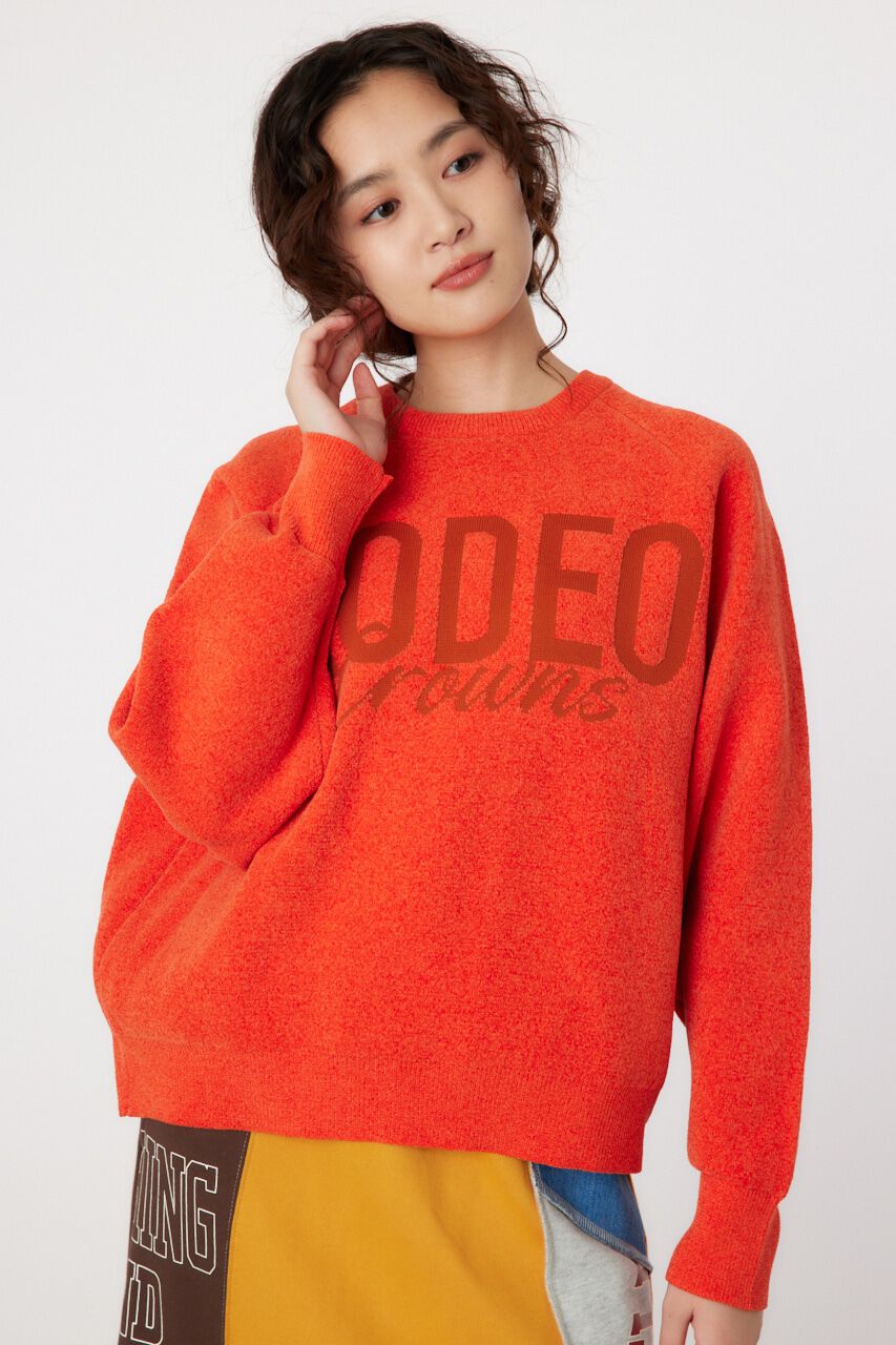 RODEO CROWNS「モールエンボスロゴニットトップス」|ニット・セーター|ORG