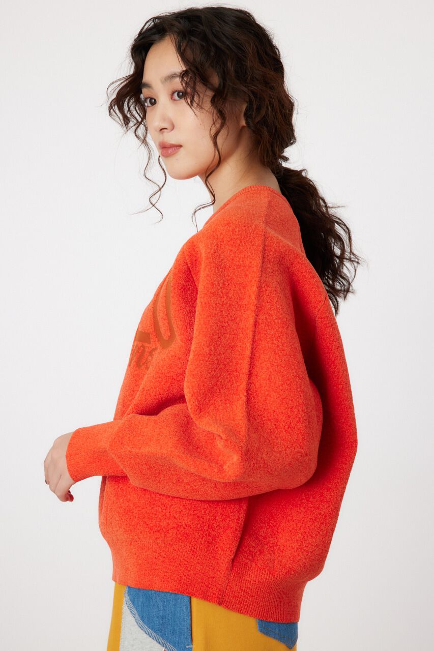 RODEO CROWNS「モールエンボスロゴニットトップス」|ニット・セーター|