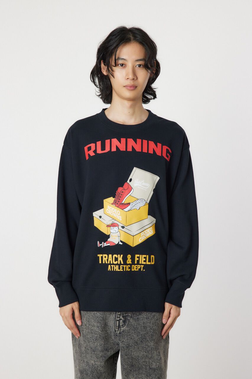 RODEO CROWNS「running boy スウェット」|パーカー|