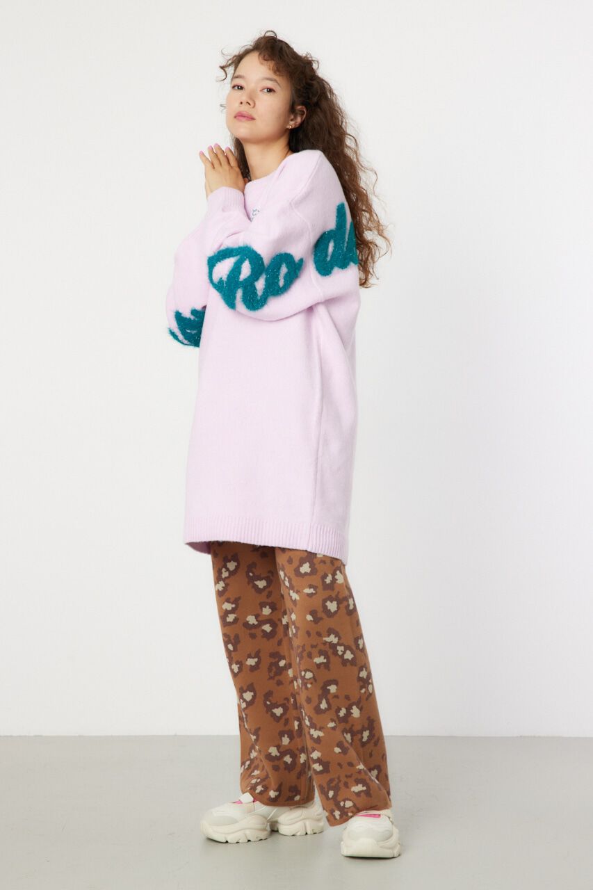 RODEO CROWNS「ラメシャギーロゴニットワンピース」|ワンピース|