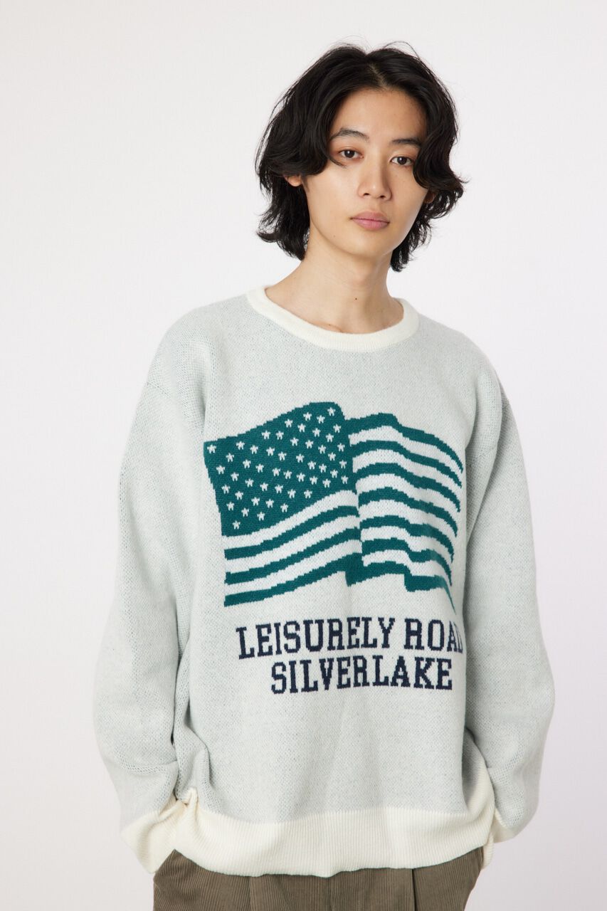 RODEO CROWNS「US flag ニット」|ニット・セーター|