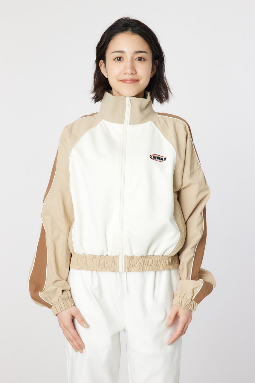 RODEO CROWNS「ナイロン&times;ジャージトラックジャケット」|ブルゾン・スタジャン|