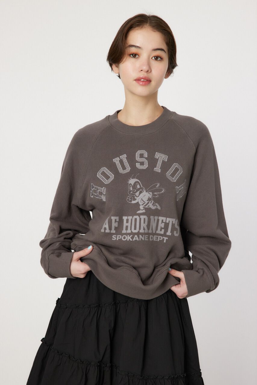 RODEO CROWNS「HOUSTON スウェットトップス」|パーカー|L/BLK1