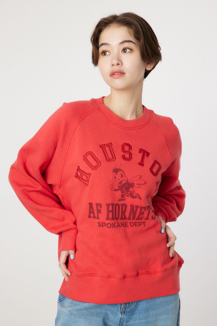 RODEO CROWNS「HOUSTON スウェットトップス」|パーカー|RED