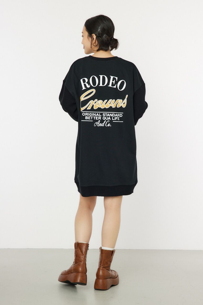 RODEO CROWNS「ドッキングロゴニットワンピース」|ワンピース|