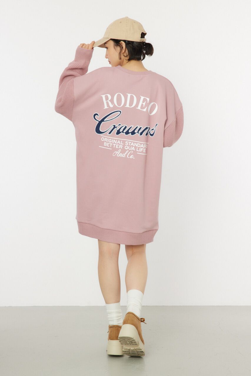 RODEO CROWNS「ドッキングロゴニットワンピース」|ワンピース|