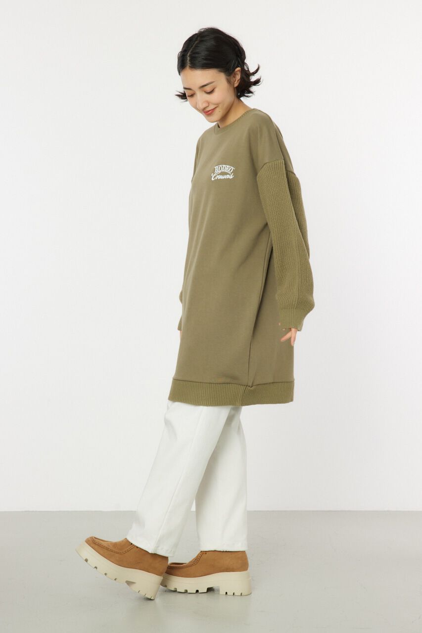 RODEO CROWNS「ドッキングロゴニットワンピース」|ワンピース|