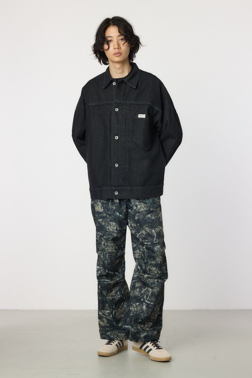 RODEO CROWNS「フリンジワイドデニムジャケット」|デニムジャケット|