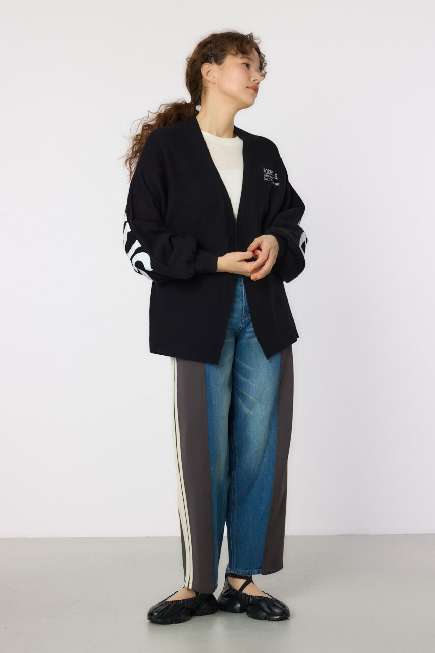 RODEO CROWNS「バックロゴドルマンニットカーディガン」|ニット・セーター|