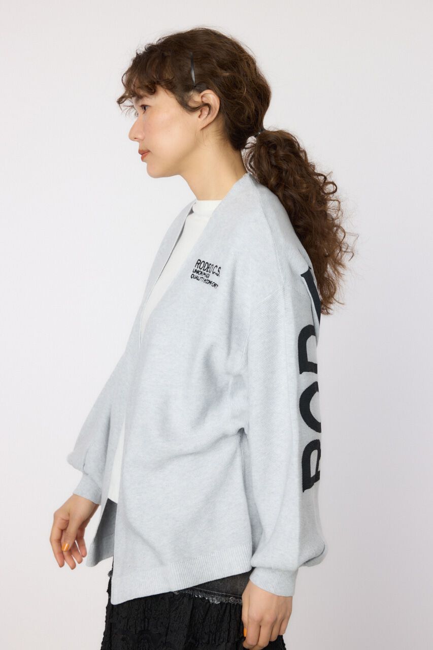 RODEO CROWNS「バックロゴドルマンニットカーディガン」|ニット・セーター|