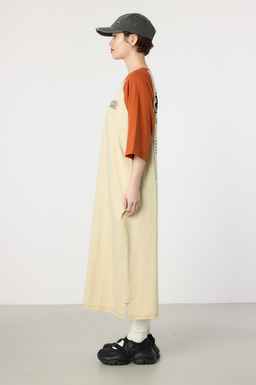 RODEO CROWNS「ロゴラグランスリーブワンピース」|ワンピース|