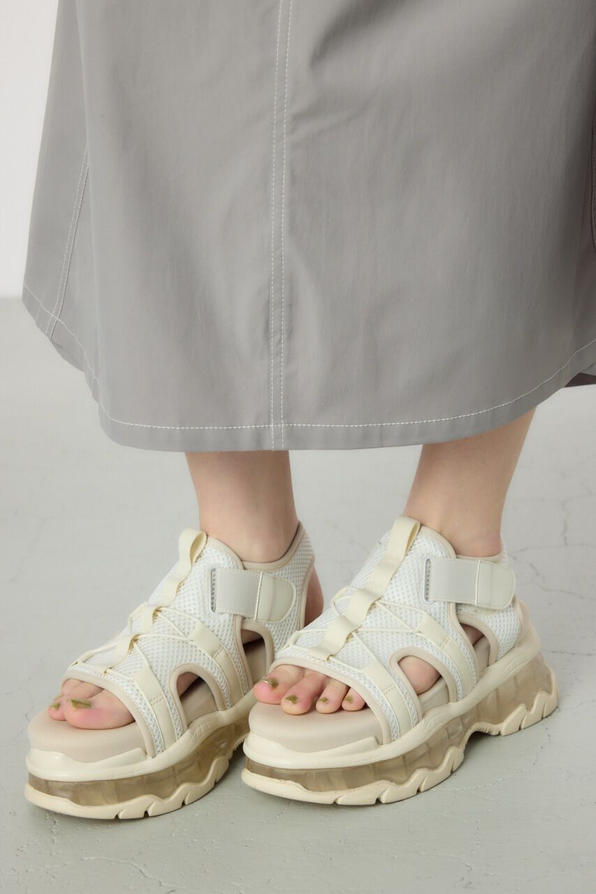 RODEO CROWNS「クリアソール ボリュームサンダル」|サンダル|