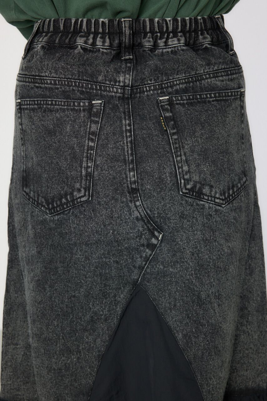 RODEO CROWNS「ケミカルデニム&times;ミリタリースカート」|スカート|