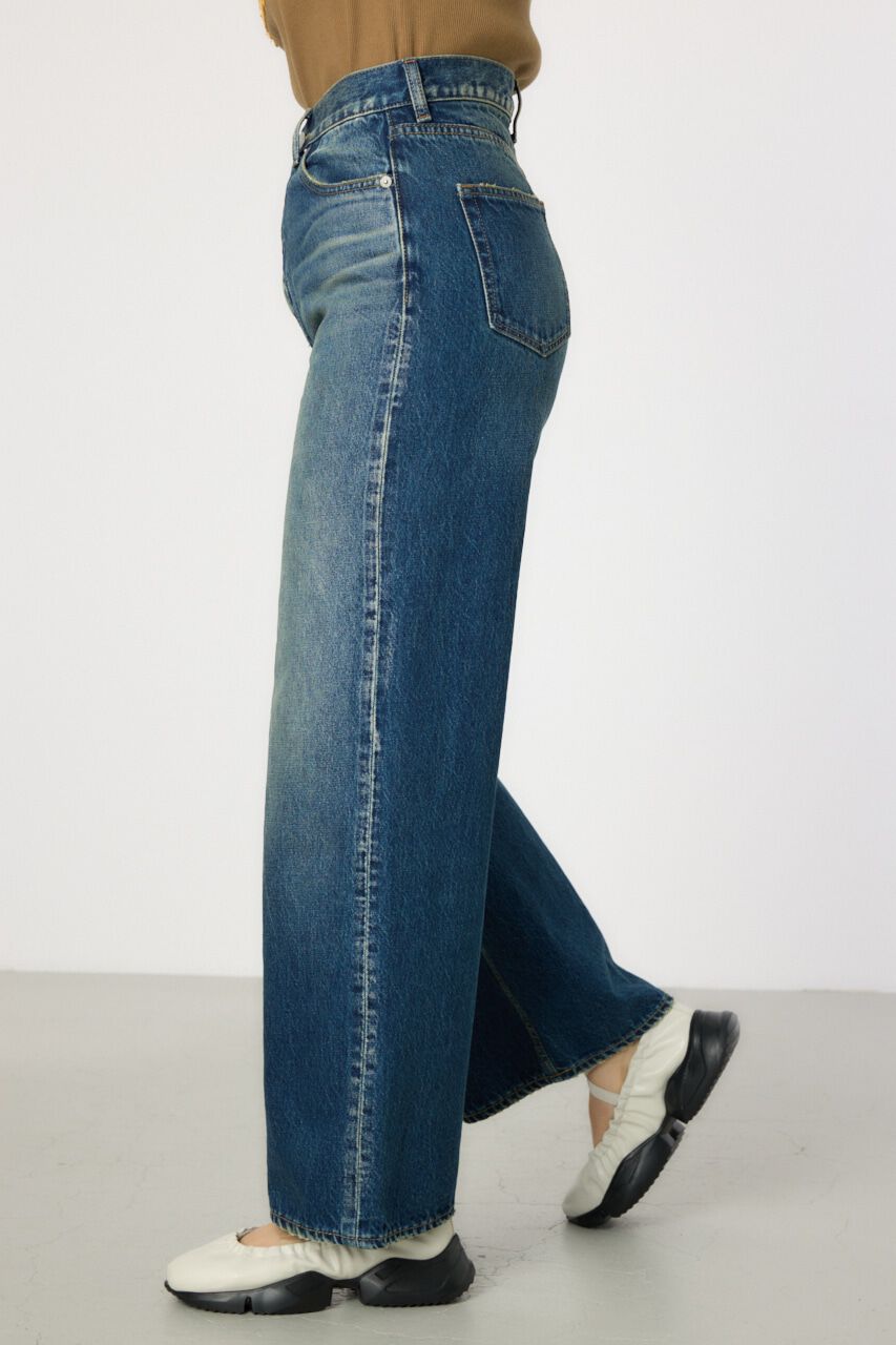 RODEO CROWNS「waist designフレアデニムパンツ」|デニム|